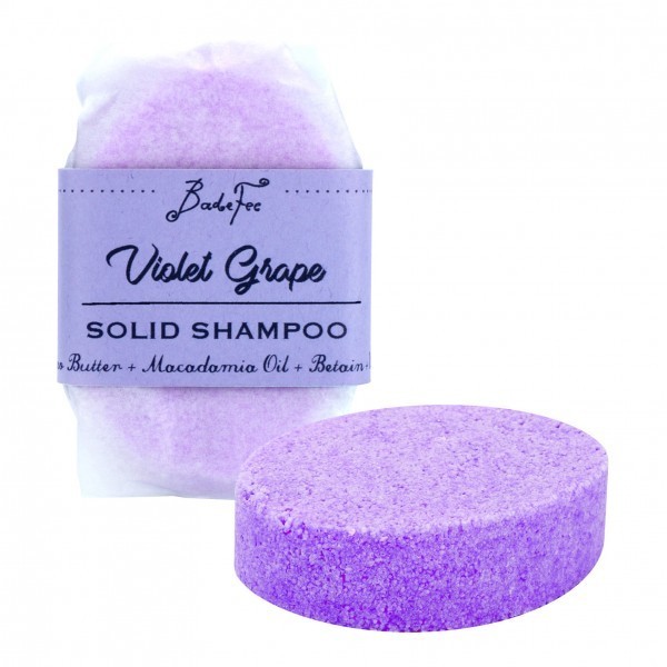 Violet Grape 50g Festes Shampoo von Badefee