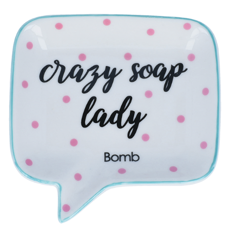 Soap dish "Crazy Soap Lady"