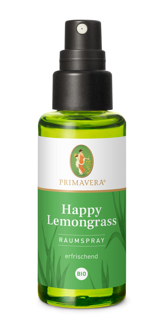 Raumspray Bio "Happy Lemongras" von Primavera 50 ml