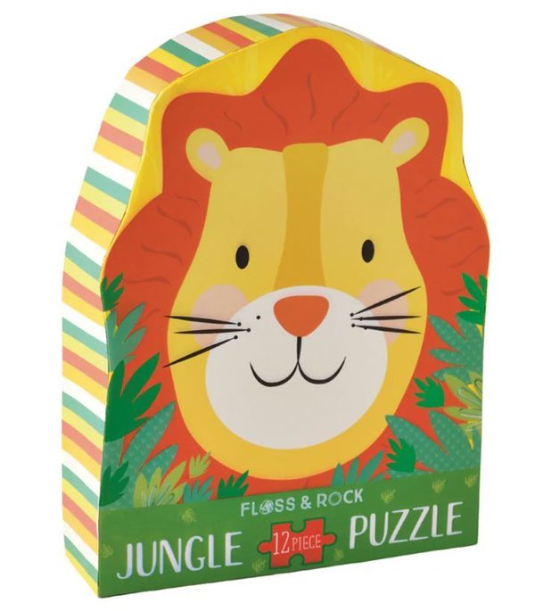 12-teiliges Löwenpuzzle in passender Geschenkbox